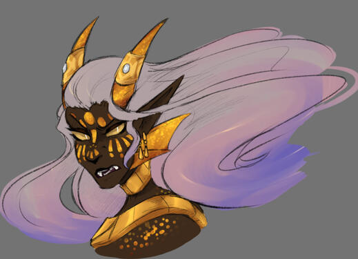 Seronyx bust sketch